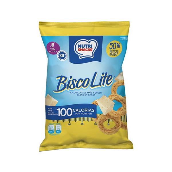 Rosquillas maíz queso nutri snacks 100g