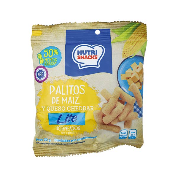 Palitos de maiz con queso lite