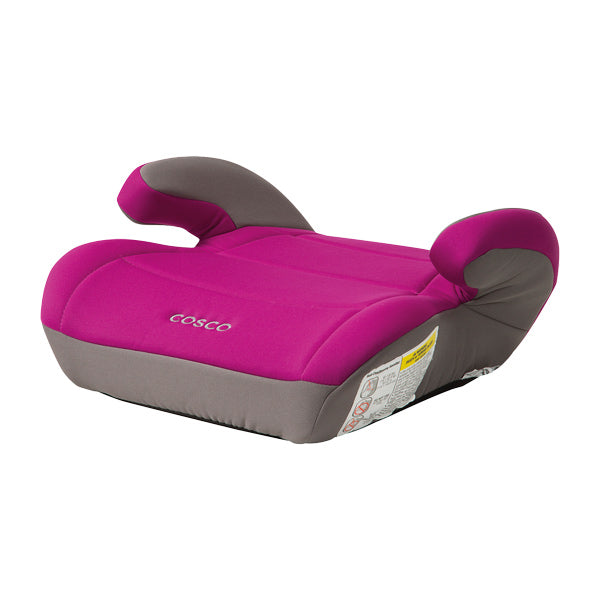 Booster para carro rosado.