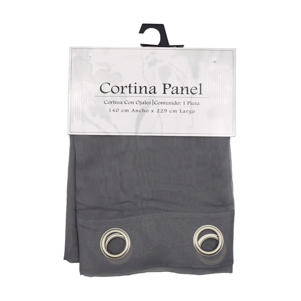 Cortina tergal gris