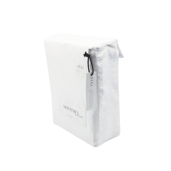 Set 4 piezas de sábanas Full blanco