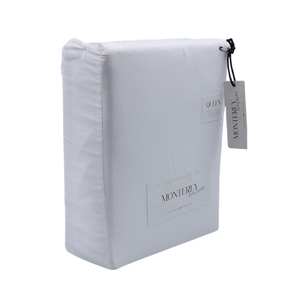 Set 4  piezas de sábanas Queen blanco