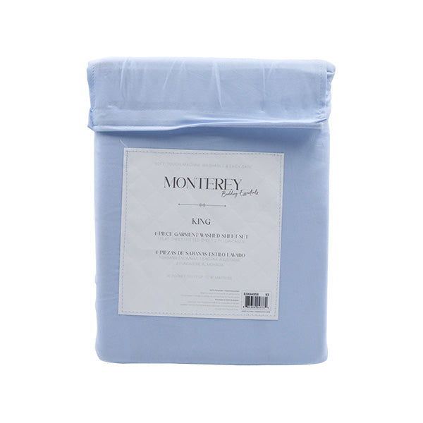 Set de sábanas King plata