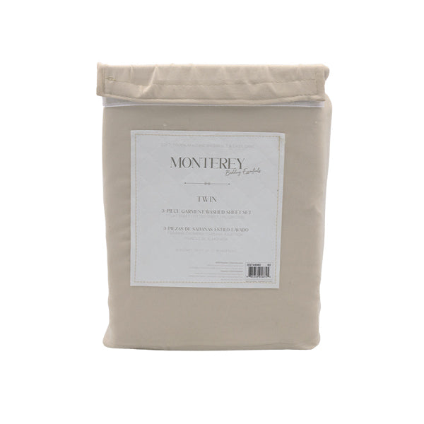 Set de sábanas twin plata