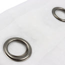 cortina sheer blanca