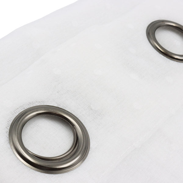 cortina sheer blanca