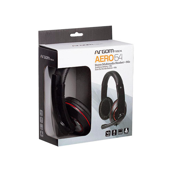 Audifonos PC negro arg-hs-0064 Argom