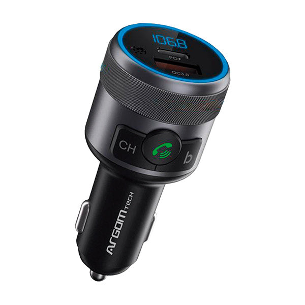 Adaptador bluetooth para carro con carga rápida AC