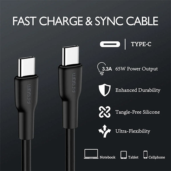 Cable tipo C a tipo C Argom
