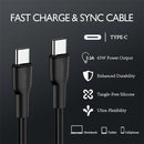 Argom Cable tipo C a tipo C negro