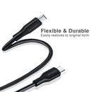 Argom Cable tipo C a tipo C negro