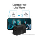 Cargador doble puerto Argom