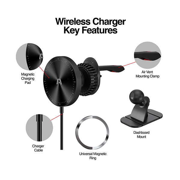 Cargador Inalámbrico para carro Argom