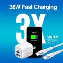 Cargador 2 puertos Argom