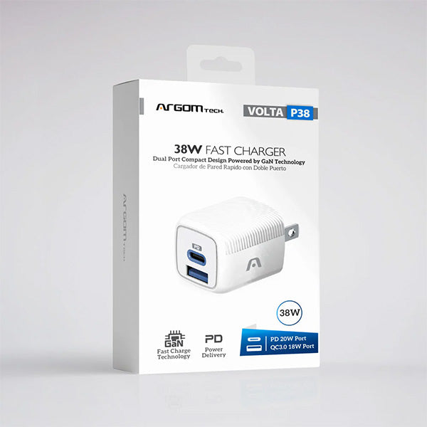 Cargador doble puerto Argom
