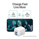 Cargador doble puerto Argom