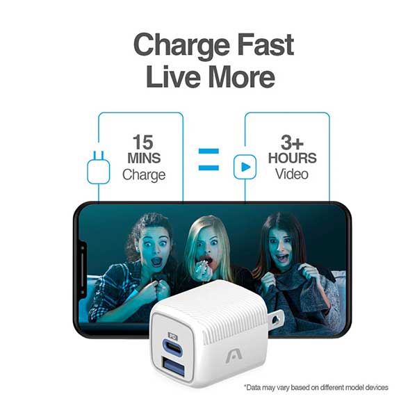 Cargador doble puerto Argom