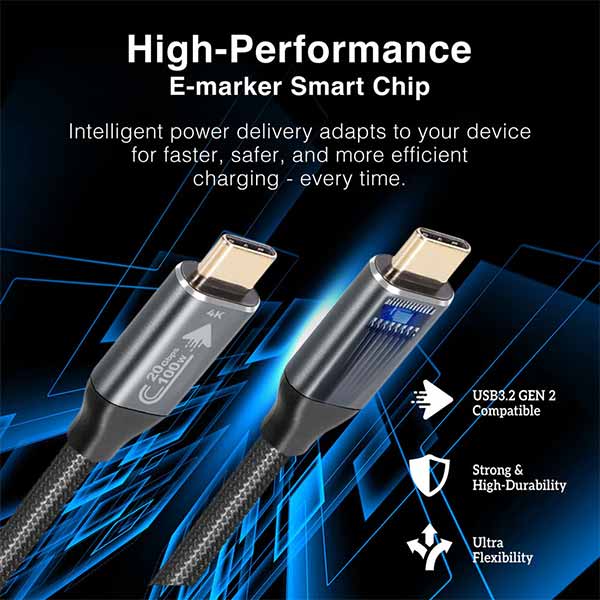 Cable tipo C a tipo C Argom