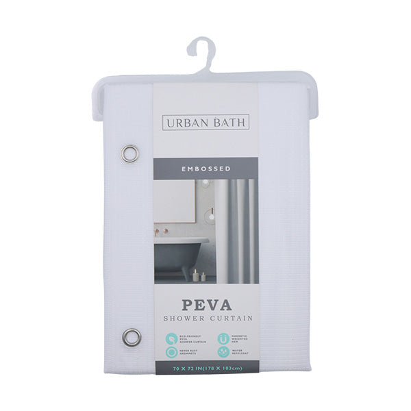 Cortina para baño blanco