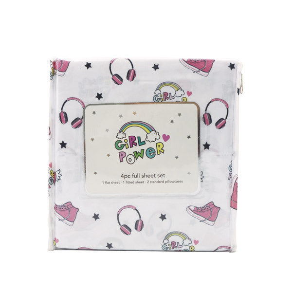 Set 4 piezas de sábanas Full Power