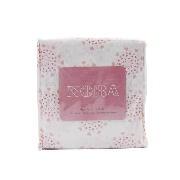Set 4 piezas de sábanas Full Nora