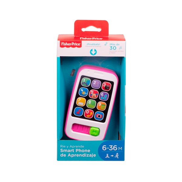 F-P Smartphone de aprendizaje rosa