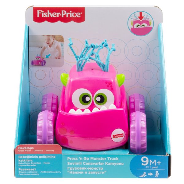 Fisher-Price Monstruo presiona y persigue