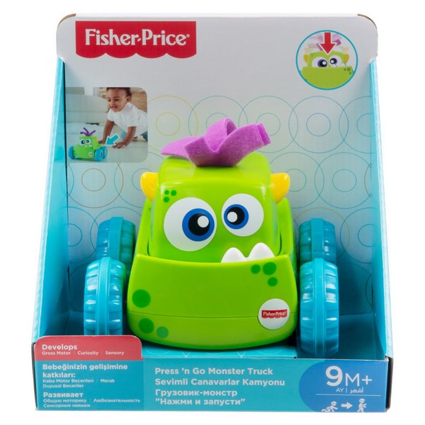 Fisher-Price Monstruo presiona y persigue