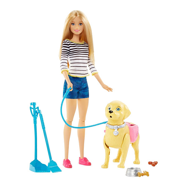 Barbie sisters & pets paseo perrito