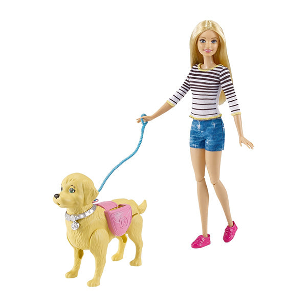 Barbie sisters & pets paseo perrito