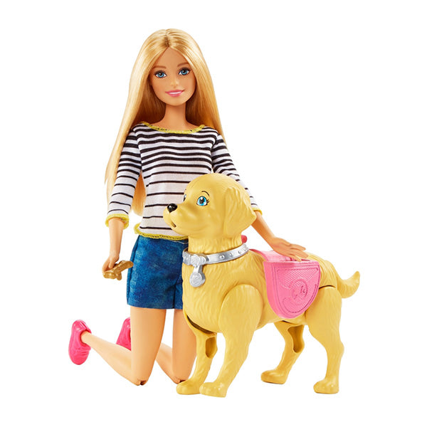 Barbie sisters & pets paseo perrito