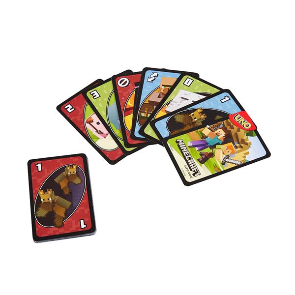 UNO juego de cartas Minecraft