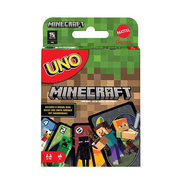 UNO juego de cartas Minecraft