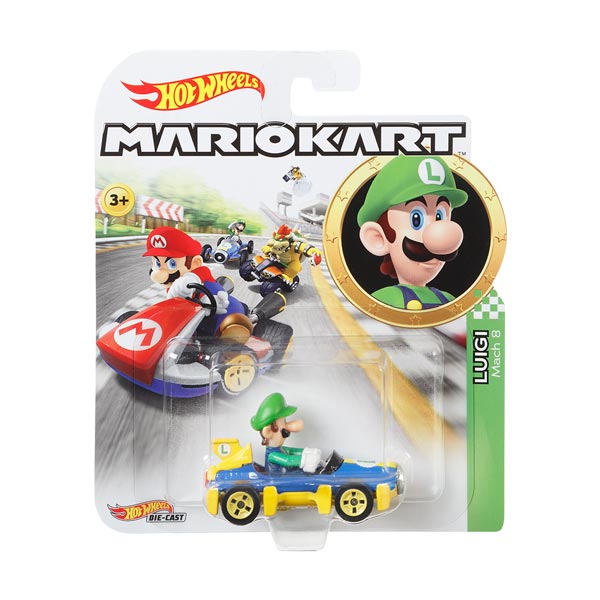 Hot wheels vehículo mario kart surtido