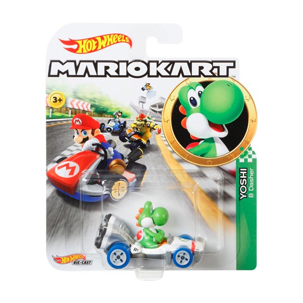 Hot Wheels vehículo Mario Kart surt ¡Colecciónalos!