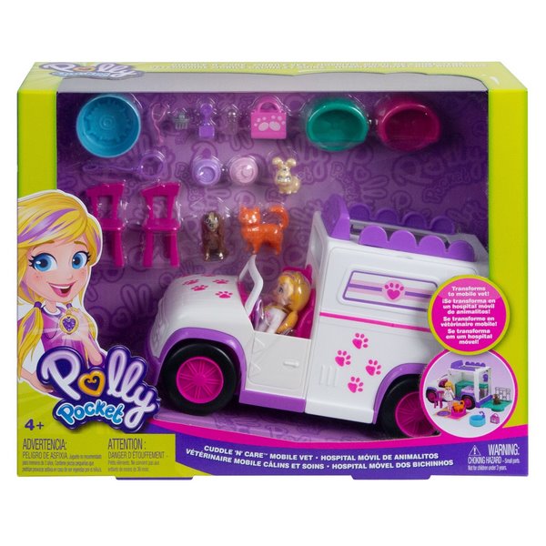 Polly pocket! Hospital móvil de animalitos