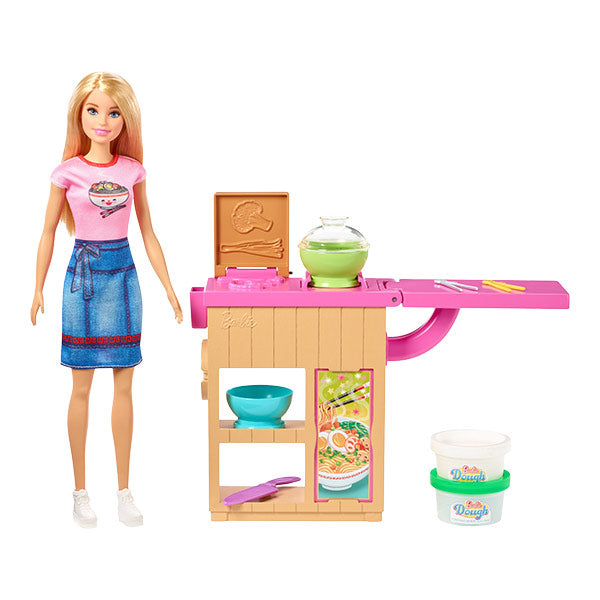 Barbie Careers muñeca chef fideos.