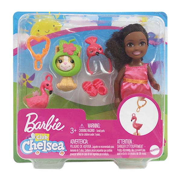 Barbie Club Chelsea con disfraces y mascota surt