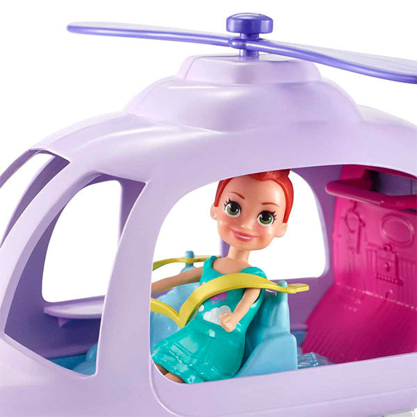 Polly Pocket superhelicóptero de viaje