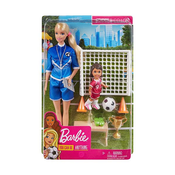 Barbie Careers, Entrenadoras de futbol surtido