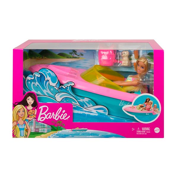 Barbie Estate Lancha con Muñeca