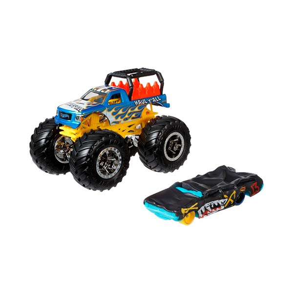 Hot Wheels truck & car 1:64 Monster Trucks