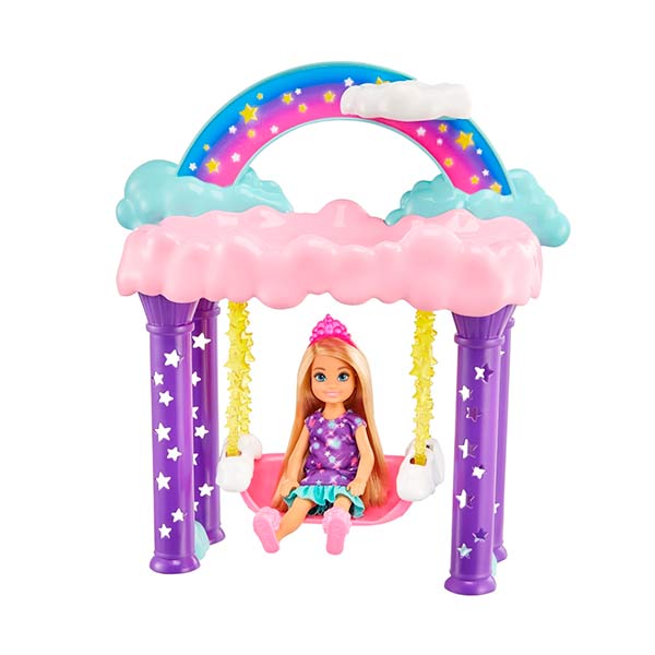 Barbie Dreamtopia chelsea columpio de nubes