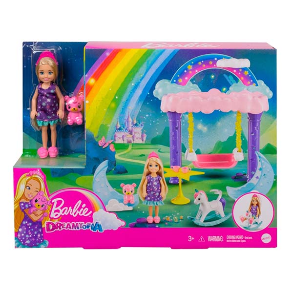 Barbie Dreamtopia chelsea columpio de nubes