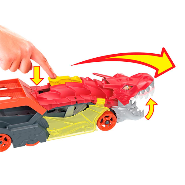 Hot Wheels City Remolque de Dragón
