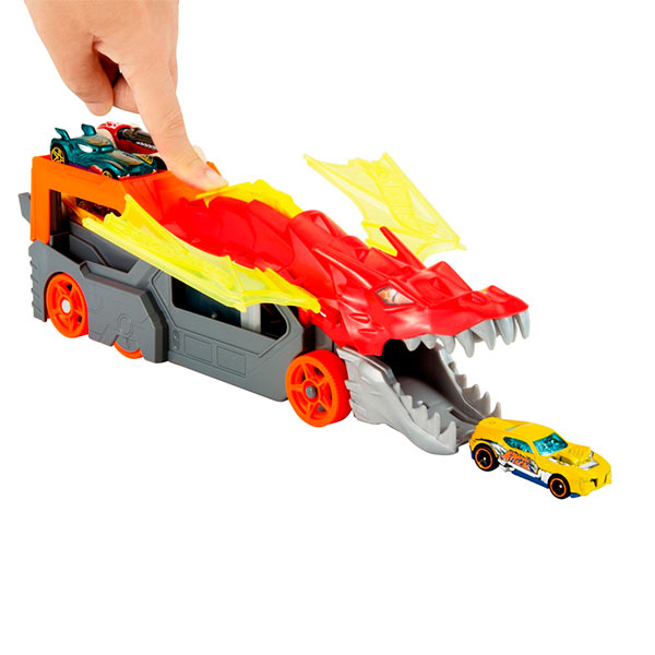 Hot Wheels City Remolque de Dragón