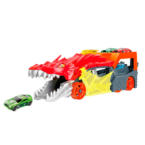 Hot Wheels City Remolque de Dragón