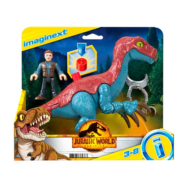 Imaginext Therizinosaurus & Owen Jurassic World