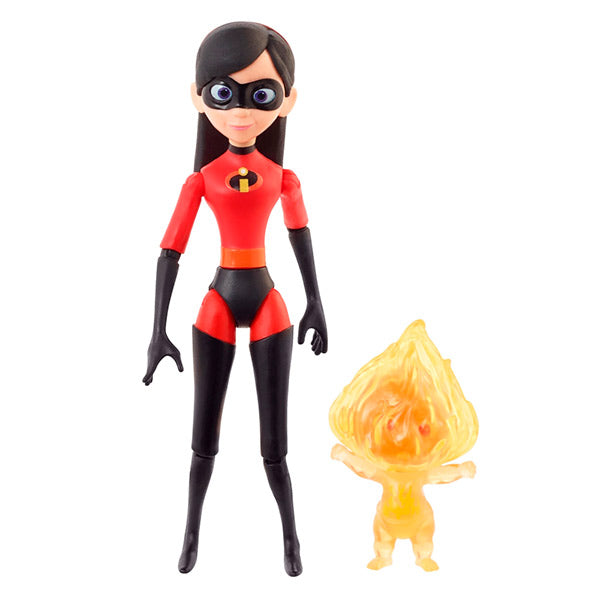 Disney Pixar figura Violeta & Jack Jack (fuego)