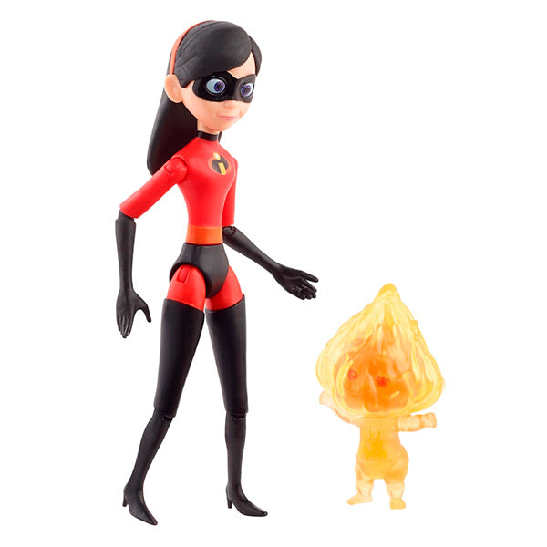 Disney Pixar figura Violeta & Jack Jack (fuego)